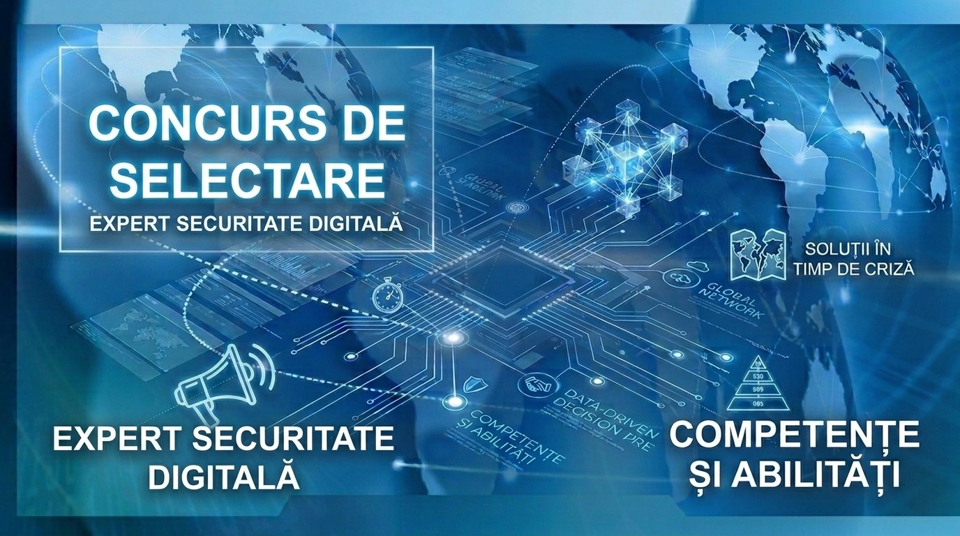Concurs de selectare a unui expert în securitate digitală