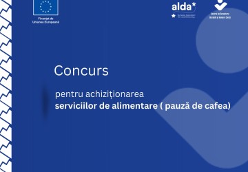 Concurs privind achiziția serviciilor alimentare ( pauza de cafea)