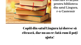 Campania de colectare a cărților pentru biblioteca din satul Lingura, r-n Cantemir
