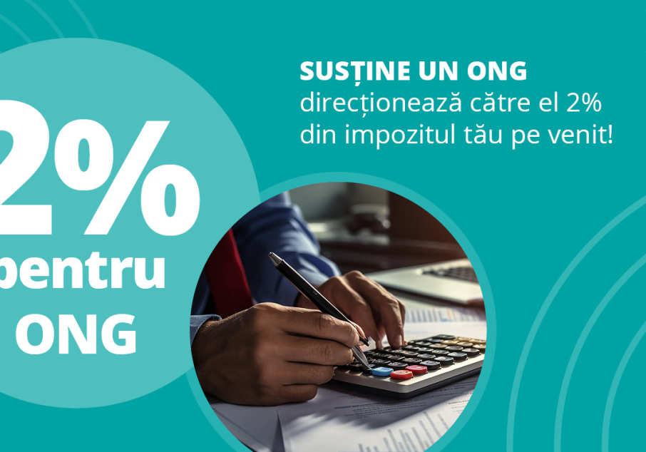 Fii 2% din schimbare!  Sesiuni de informare privind mecanismul 2% și campania de colectare a resurselor prin intermediul mecanismului în 2025