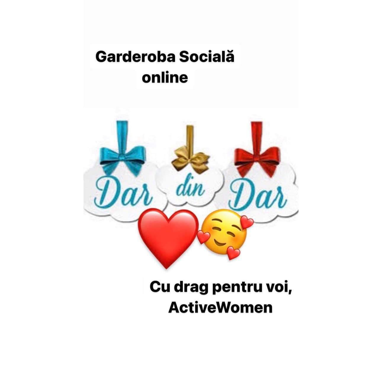 Garderoba socială online ”DAR din DAR”