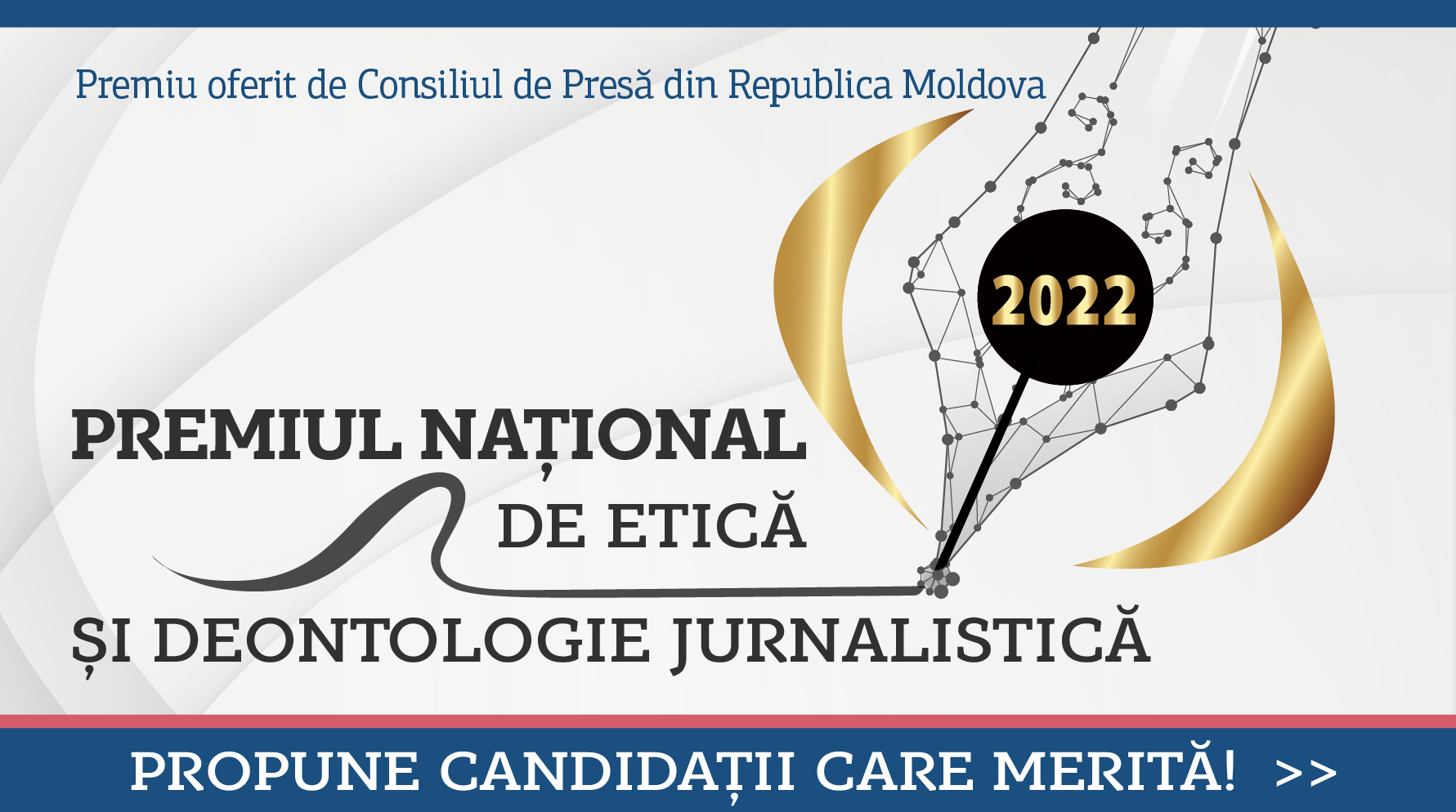 Premiul național de etică și deontologie jurnalistică 2022: propune candidații care merită!