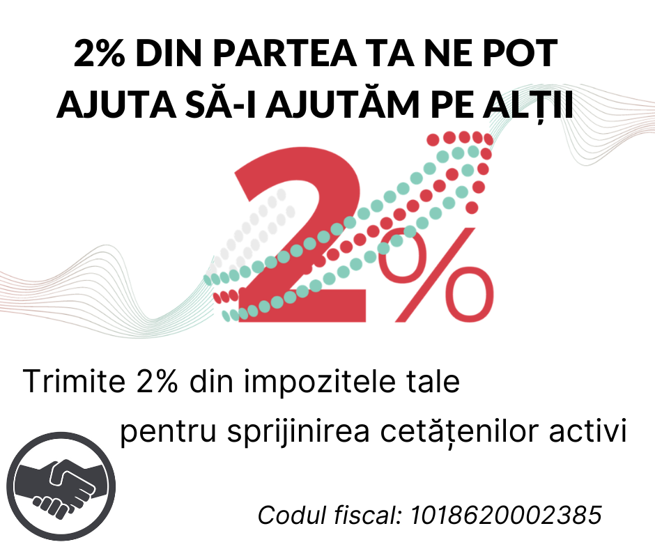 REDERECȚIONEZĂ 2% DIN IMPOZITE PENTRU FAPTELE BUNE
