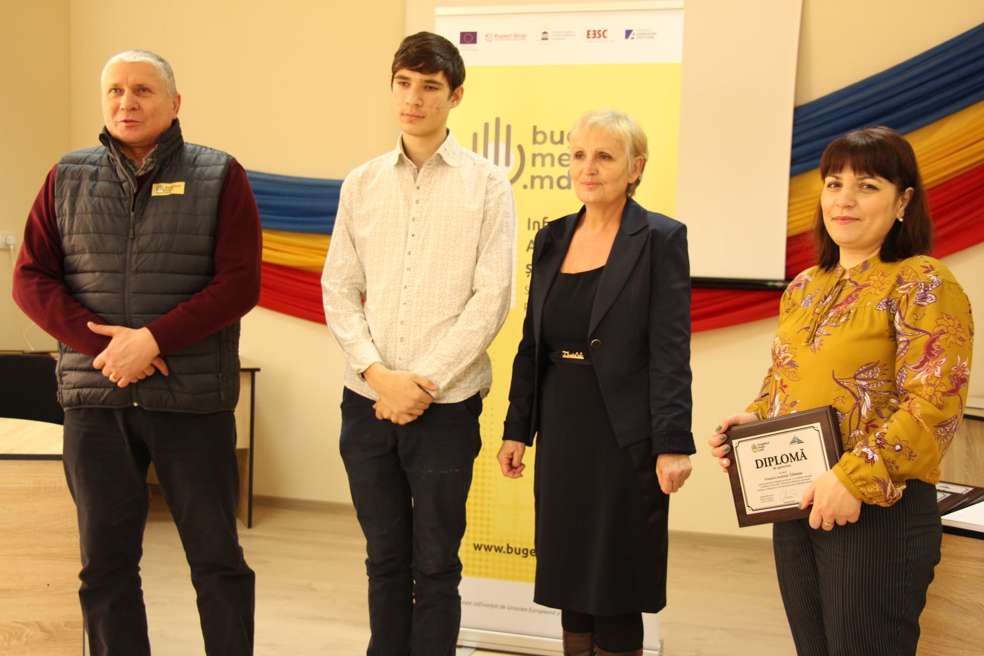 Vizita de studiu în una dintre cele 5 localități din zona de securitate, unde s-a implementat proiectul „Informează, abilitează și acționează! Societatea civilă pentru o mai bună guvernanță bugetară în Moldova”