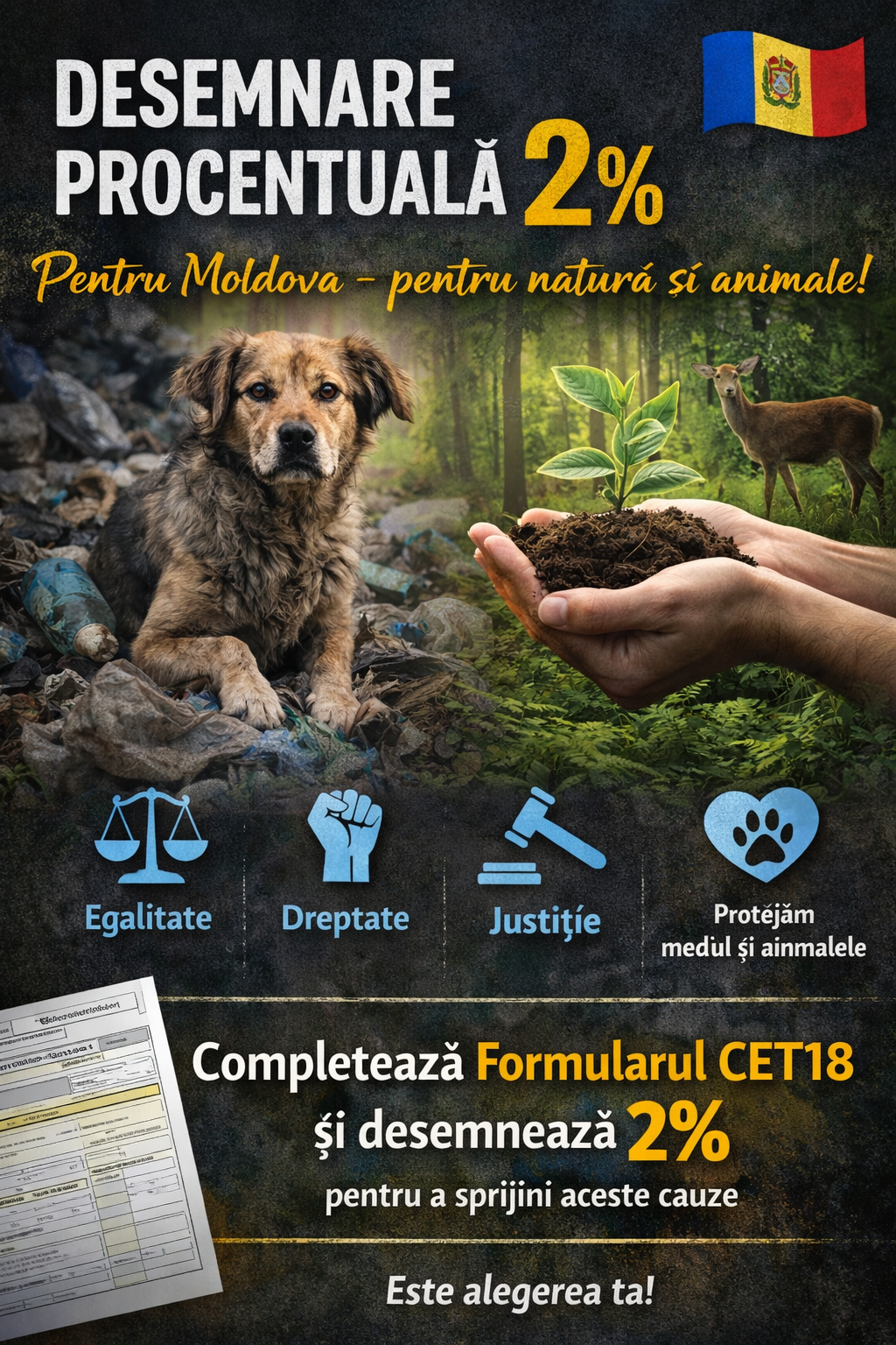 Desemnare procentuala 2%