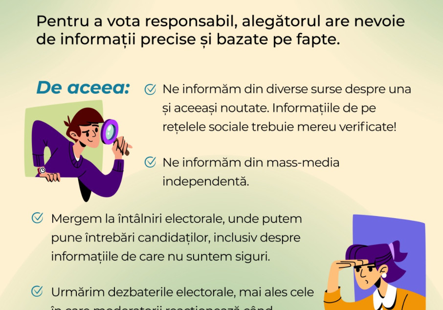 Coaliția „Vocea Romilor” lansează materiale bilingve pentru alegeri corecte și reziliență informațională