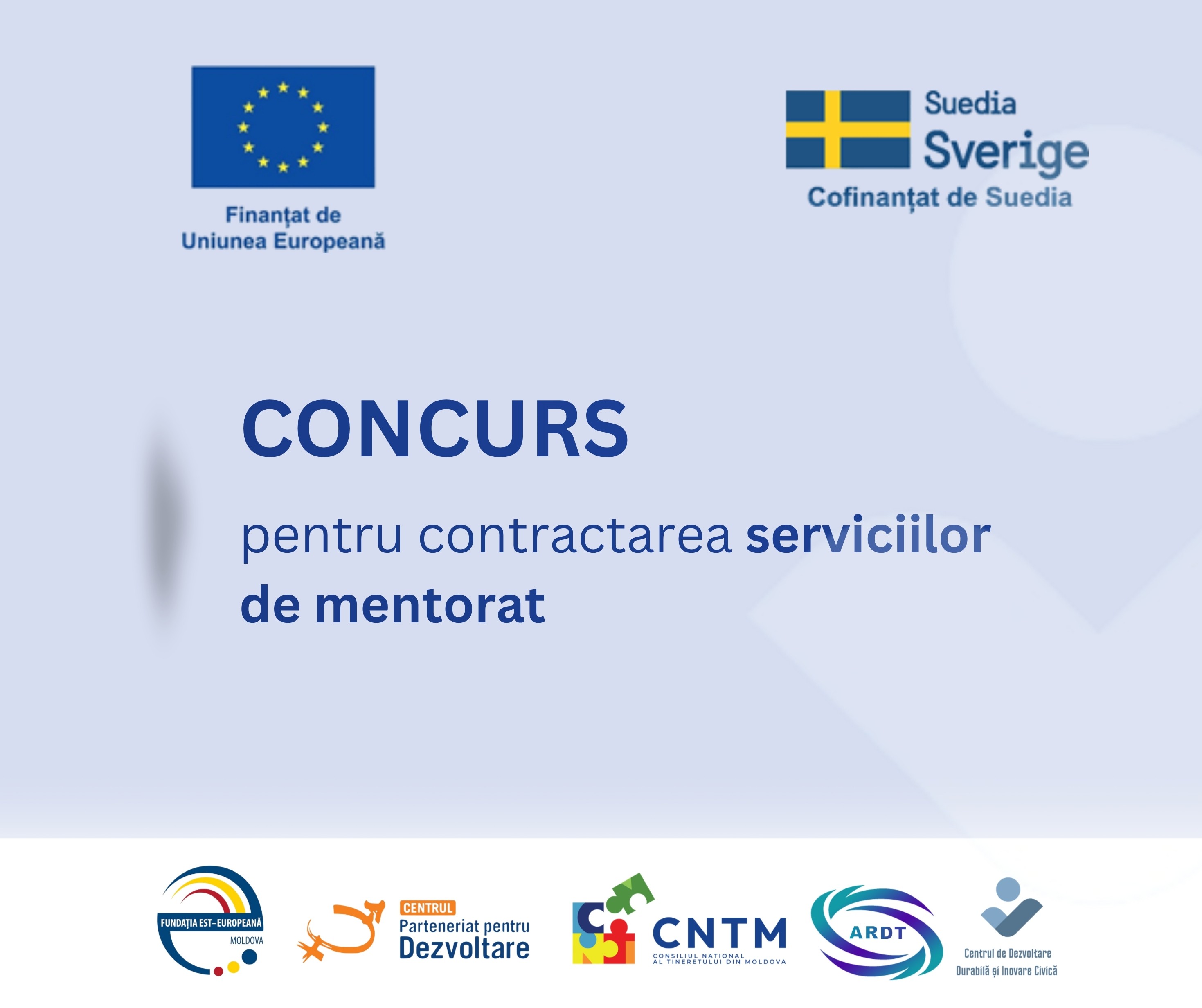 Concurs privind contractarea serviciilor de mentorat