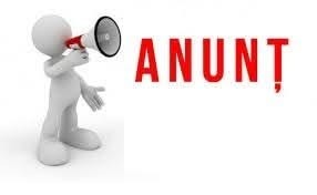 ANUNȚ DE RECRUTARE