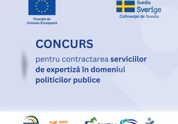 Concurs privind contractarea serviciilor de expertiză în domeniul politicilor publice